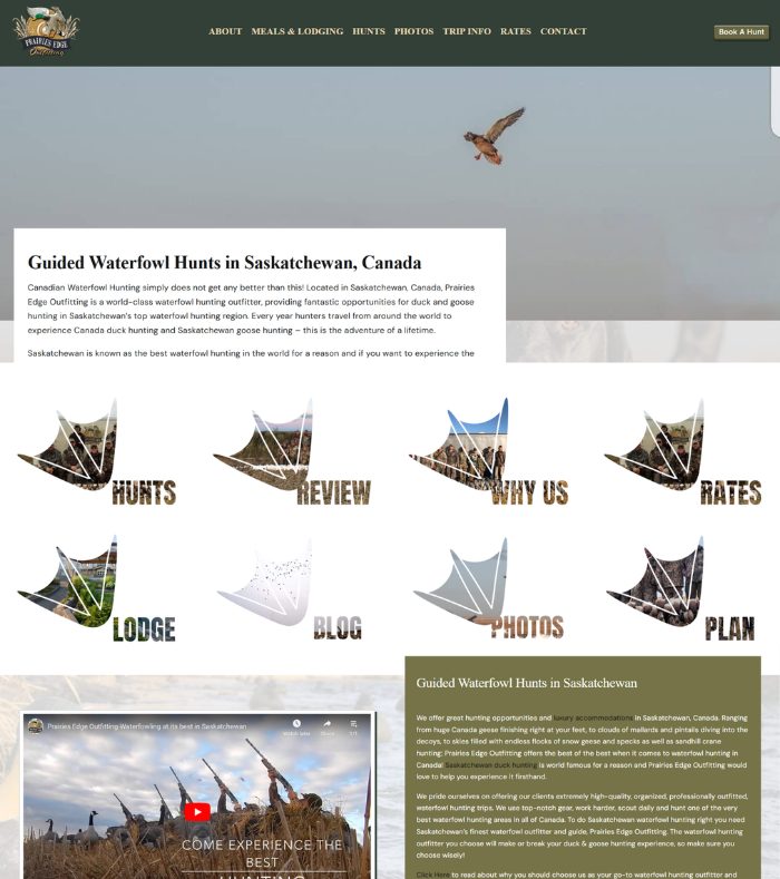 Waterfowl Website Design & Marketing