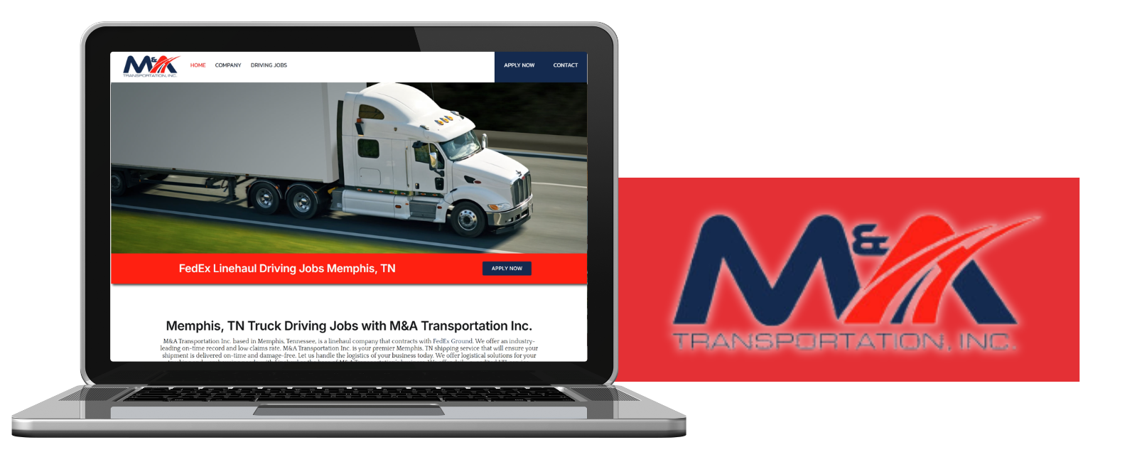 Trucking And Logistics Website Design
