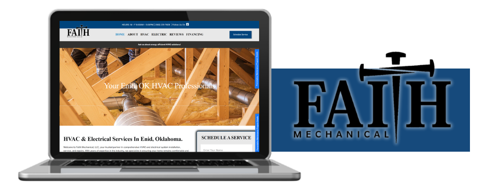 Visit FaithMechanical580.com